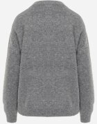 j&x Pulover de iarnă din lână oversize Beliossa Gri