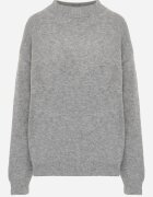 j&x Pulover de iarnă din lână oversize Beliossa Gri deschis
