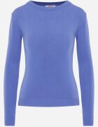 j&x Pulover din bumbac în stil minimalist Radeken Albastru