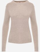 j&x Pulover din bumbac în stil minimalist Radeken Bej închis