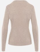 j&x Pulover din bumbac în stil minimalist Radeken Bej închis