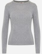 j&x Pulover din bumbac în stil minimalist Radeken Gri