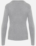 j&x Pulover din bumbac în stil minimalist Radeken Gri