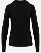 j&x Pulover din bumbac în stil minimalist Radeken Negru