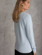 j&x Pulover din lână în stil minimalist Joslina Albastru