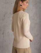 j&x Pulover din lână în stil minimalist Joslina Bej