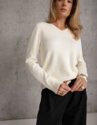 j&x Pulover din lână în stil minimalist Joslina Bej deschis
