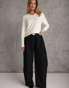 j&x Pulover din lână în stil minimalist Joslina Bej deschis