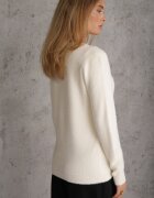 j&x Pulover din lână în stil minimalist Joslina Bej deschis