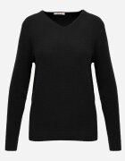 j&x Pulover din lână în stil minimalist Joslina Negru