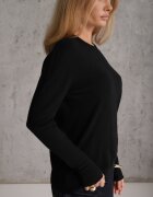 j&x Pulover minimalist Bellama Negru