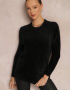 j&x Pulover Negru de lână Zashumi