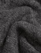 j&x Pulover oversize din lână cu decolteu în V Nleora Gri închis