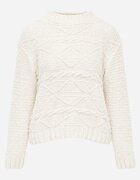 j&x Pulover oversized din bumbac Nintell Bej deschis
