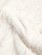 j&x Pulover oversized din bumbac Nintell Bej deschis