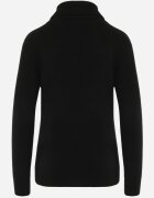 j&x Pulover pe gât Clasic Negru cu amestec de lână Zoziona