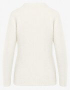 j&x Pulover simplu Casual din tricot cu lână cu structură pufoasă Divara Bej deschis