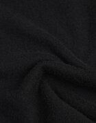 j&x Pulover simplu Casual din tricot cu lână cu structură pufoasă Divara Negru
