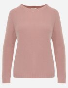 j&x Pulover simplu Casual din tricot cu lână cu structură pufoasă Divara Roz