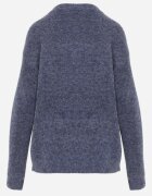 j&x Pulover simplu cu lână în stil Basic Tutia Bleumarin