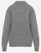 j&x Pulover simplu cu lână în stil Basic Tutia Gri