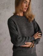 j&x Pulover simplu cu lână în stil Basic Tutia Negru