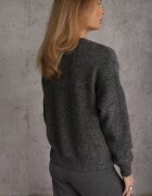 j&x Pulover simplu cu lână în stil Basic Tutia Negru