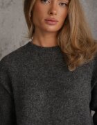 j&x Pulover simplu cu lână în stil Basic Tutia Negru