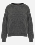 j&x Pulover simplu cu lână în stil Basic Tutia Negru