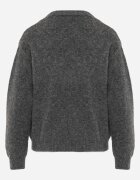 j&x Pulover simplu cu lână în stil Basic Tutia Negru