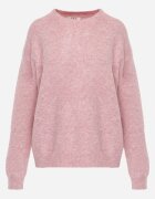 j&x Pulover simplu cu lână în stil Basic Tutia Roz