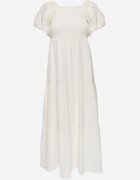j&x Rochie Bej deschis din Viscoză cu Croi Evazat cu Mâneci Bufante Rosena