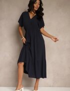 j&x Rochie Bleumarin cu viscoză și in cu legătură la spate Kolissea