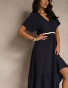 j&x Rochie Bleumarin cu viscoză și in cu legătură la spate Kolissea