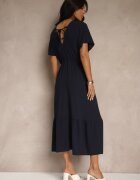 j&x Rochie Bleumarin cu viscoză și in cu legătură la spate Kolissea