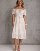 j&x Rochie Denual Bej deschis