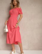j&x Rochie Evazată Rozalie cu Elastic în Talie și Decolteu Tip Barcă Miratela