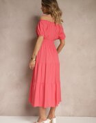 j&x Rochie Evazată Rozalie cu Elastic în Talie și Decolteu Tip Barcă Miratela