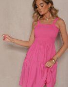 j&x Rochie Fucsia Din viscoză cu croi evazat cu bretele Mirwena