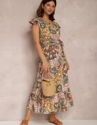 j&x Rochie Galbenă Hesena