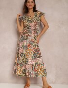 j&x Rochie Galbenă Hesena