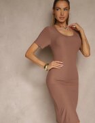 j&x Rochie Maro Basic cu Bumbac Lumaselle