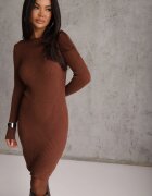 j&x Rochie Maro Reiată din Tricot cu Bumbac mulată Tesoria