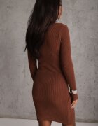 j&x Rochie Maro Reiată din Tricot cu Bumbac mulată Tesoria