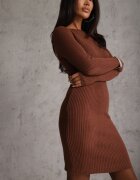 j&x Rochie Maro Reiată din Tricot cu Bumbac mulată Tesoria