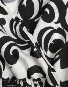 j&x Rochie Neagră Taliată din Viscoză cu Decolteu Petrecut Jynaela