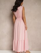 j&x Rochie Roz Evazată Tip plic Cu elastic în talie Filadira