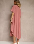 j&x Rochie Roză cu Bumbac cu croială evazată Lilzedi
