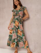 j&x Rochie Verde Posius