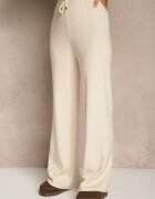 j&x Set Bej deschis din tricot cu bumbac Pantaloni Cardigan și Tricou cu guler înalt Ralonia